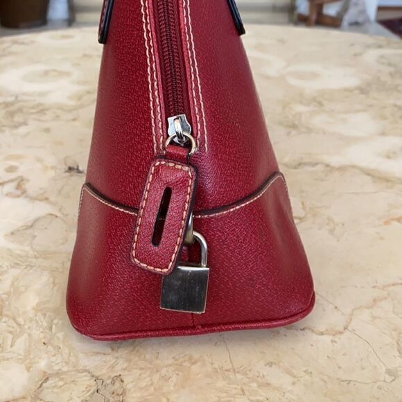 Faux Leather Alma Style Kelly Satchel Bag - Picture 6 of 10